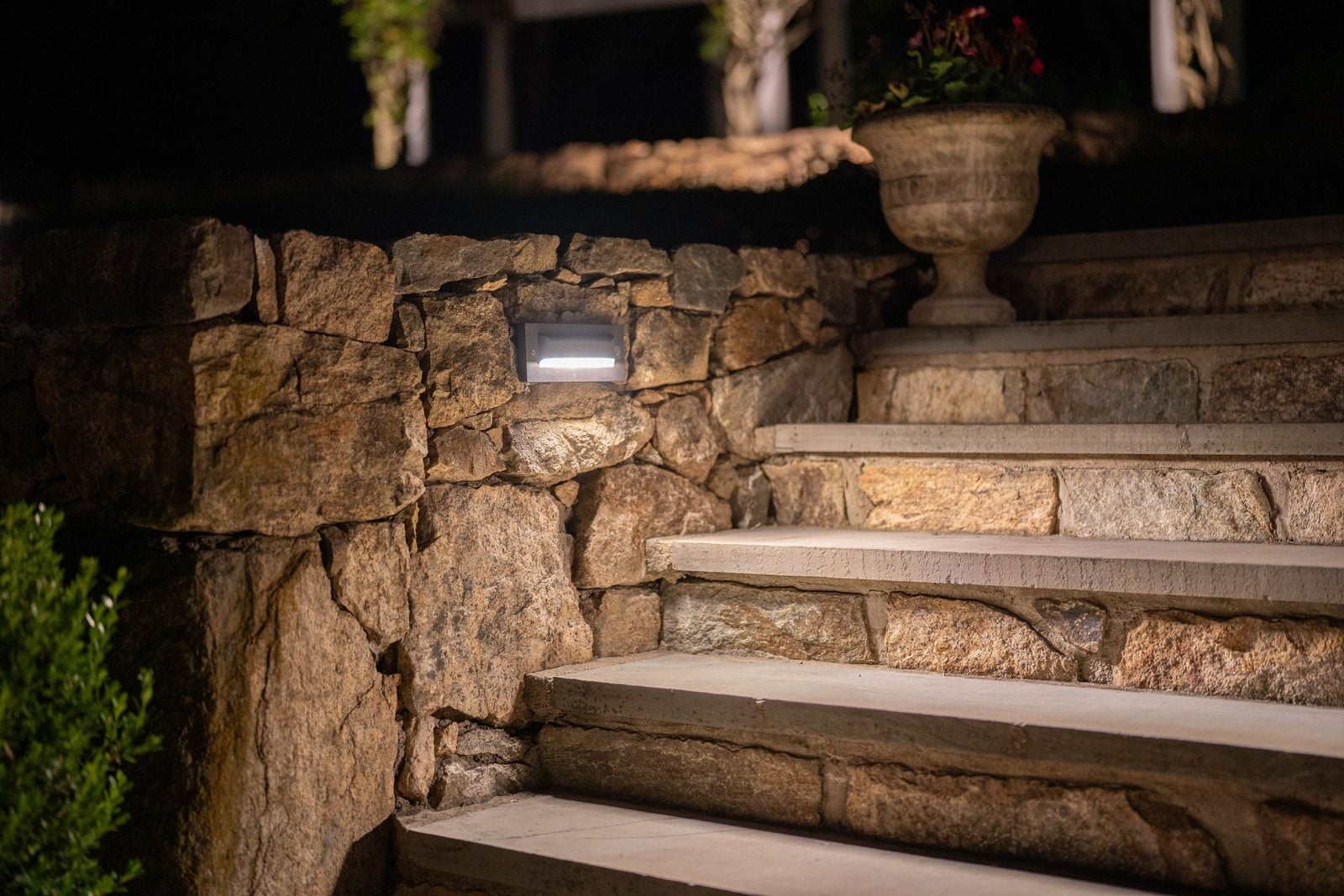 Landscape lighting install by Unique Outdoor Lighting