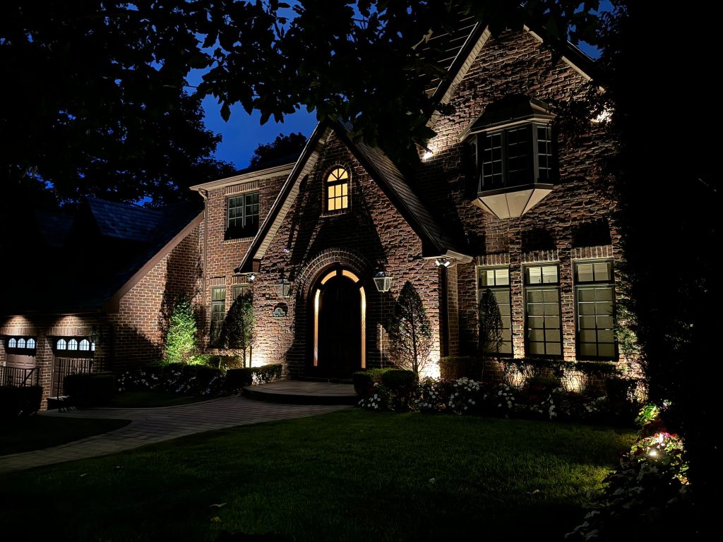 WhatsApp Image 2024-08-25 at 11.50.38 PM - Unique Outdoor Lighting Low voltage LED lighting highlighting a garden and walkway in Peapack and Gladstone, NJ