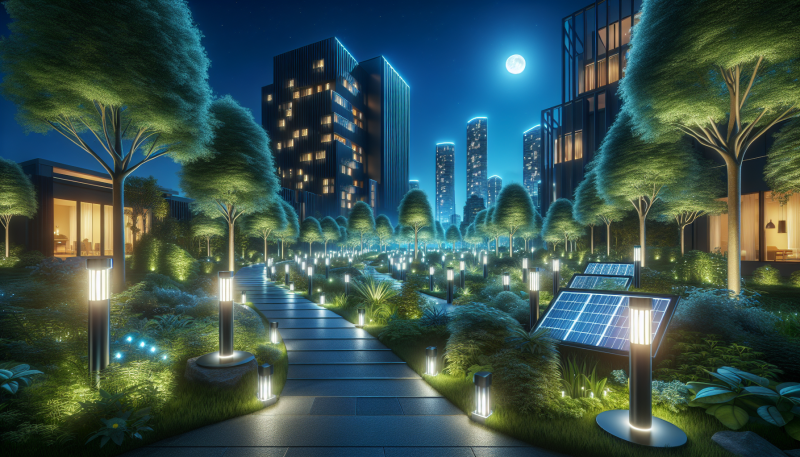 Solar-Powered Outdoor Lighting